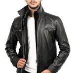 leather fashion jacket